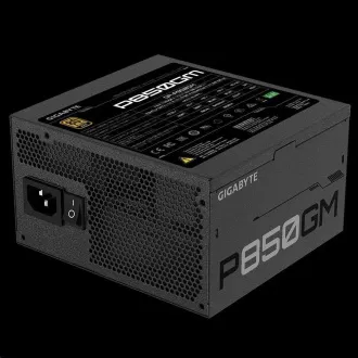 GIGABYTE zdroj P850GM, 850W, 80plus gold, modular, 120 mm fan GIGABYTE zdroj P850GM, 850W, 80plus gold, modular, 120 mm fan