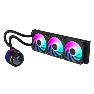 GIGABYTE vodní chladič AORUS WATERFORCE X II 360, 2x120mm ARGB, LCD displej, LGA1851, AM5 GIGABYTE vodní chladič AORUS WATERFORCE X II 360, 2x120mm ARGB, LCD displej, LGA1851, AM5