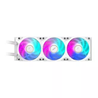 GIGABYTE vodní chladič AORUS WATERFORCE X II 360I, 3x 120mm, ARGB, LCD Displej, LGA1851, AM5, Bílá GIGABYTE vodní chladič AORUS WATERFORCE X II 360I, 3x 120mm, ARGB, LCD Displej, LGA1851, AM5, Bílá
