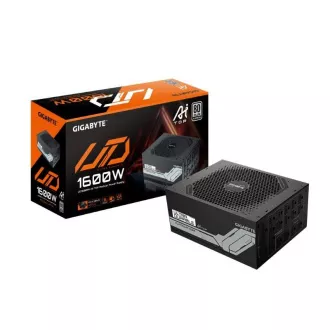 GIGABYTE zdroj UD1600PM PG5 AI TOP, 1600W, 80+ Platinum, 140mm fan GIGABYTE zdroj UD1600PM PG5 AI TOP, 1600W, 80+ Platinum, 140mm fan