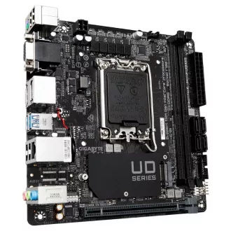 GIGABYTE MB Sc LGA1700 H610I, Intel H610, 2xDDR5, 2xDP, 1xHDMI, 1xVGA, Mini-ITX