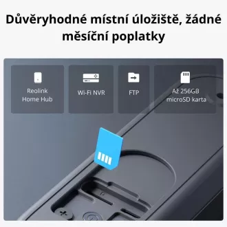 REOLINK bezpečnostní video zvonek D340B + Hub 1 + 128GB microSD REOLINK bezpečnostní video zvonek D340B + Hub 1 + 128GB microSD