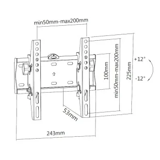 Sklopný držák na Tv i monitory Fiber Mounts FM21T Sklopný držák na Tv i monitory Fiber Mounts FM21T