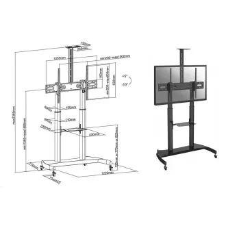 TV stojan Fiber Mounts Legend TV stojan Fiber Mounts Legend