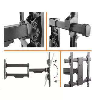 Otočný sklopný výsuvný držák Tv Fiber Mounts Raptor Otočný sklopný výsuvný držák Tv Fiber Mounts Raptor
