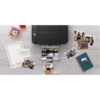 Canon PIXMA Tiskárna TS3450 black - barevná, MF (tisk, kopírka, sken, cloud), USB, Wi-Fi Canon PIXMA Tiskárna TS3450 black - barevná, MF (tisk, kopírka, sken, cloud), USB, Wi-Fi