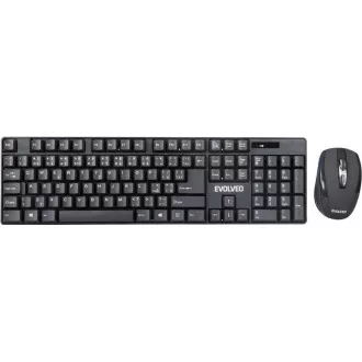 EVOLVEO WK-142, set bezdr. klávesnice a myši