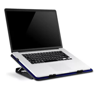 EVOLVEO Chladící podložka pro NTB A101, až 17", 2x 120mm Ventilátor, Modré podsvícení, černá EVOLVEO Chladící podložka pro NTB A101, až 17", 2x 120mm Ventilátor, Modré podsvícení, černá