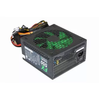 EVOLVEO FX 550, zdroj 550W ATX, 14cm, tichý, 80+ White, záruka 3 roky, černý EVOLVEO FX 550, zdroj 550W ATX, 14cm, tichý, 80+ White, záruka 3 roky, černý