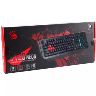 A4tech Bloody B120N podsvícená herní klávesnice, USB, CZ A4tech Bloody B120N podsvícená herní klávesnice, USB, CZ