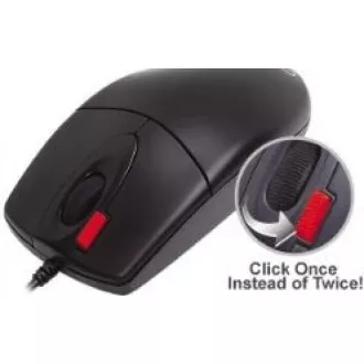 A4tech OP-620D, myš, 2click, 1 kolečko, 3 tlačítka, USB, černá A4tech OP-620D, myš, 2click, 1 kolečko, 3 tlačítka, USB, černá