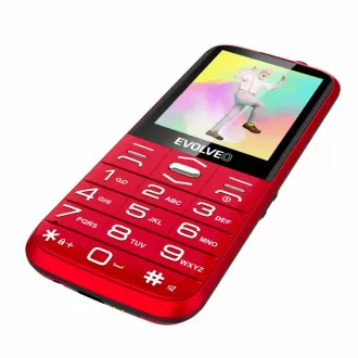 EVOLVEO EasyPhone XO, mobilní telefon pro seniory s nabíjecím stojánkem, červená EVOLVEO EasyPhone XO, mobilní telefon pro seniory s nabíjecím stojánkem, červená