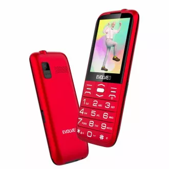 EVOLVEO EasyPhone XO, mobilní telefon pro seniory s nabíjecím stojánkem, červená EVOLVEO EasyPhone XO, mobilní telefon pro seniory s nabíjecím stojánkem, červená
