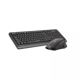 A4tech FGS1035Q, bezdrátový kancelářský set klávesnice s myši, šedá