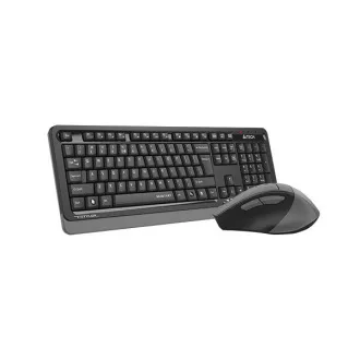 A4tech FGS1035Q, bezdrátový kancelářský set klávesnice s myši, šedá