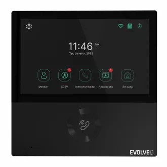 EVOLVEO DoorPhone AHD7, Sada domácího WiFi videotelefonu s ovládáním brány nebo dveří černý monitor EVOLVEO DoorPhone AHD7, Sada domácího WiFi videotelefonu s ovládáním brány nebo dveří černý monitor