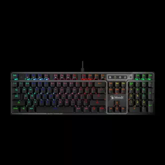 A4tech Bloody Klávesnice B750N, herní klávesnice, mechanická, drátová, Green Switch, CZ/SK, Černá A4tech Bloody Klávesnice B750N, herní klávesnice, mechanická, drátová, Green Switch, CZ/SK, Černá