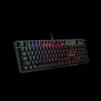 A4tech Bloody Klávesnice B750N, herní klávesnice, mechanická, drátová, Green Switch, CZ/SK, Černá A4tech Bloody Klávesnice B750N, herní klávesnice, mechanická, drátová, Green Switch, CZ/SK, Černá