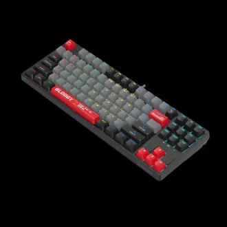 A4tech Bloody Klávesnice S87, herní klávesnice, mechanická, drátová, Red Switch, CZ/SK, Černá A4tech Bloody Klávesnice S87, herní klávesnice, mechanická, drátová, Red Switch, CZ/SK, Černá
