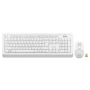 A4tech Set klávesnice+myš FG1012, Bezdrátový, US, bílá