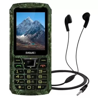 EVOLVEO StrongPhone Z6, vodotěsný odolný Dual SIM telefon, lovecká kamufláž EVOLVEO StrongPhone Z6, vodotěsný odolný Dual SIM telefon, lovecká kamufláž