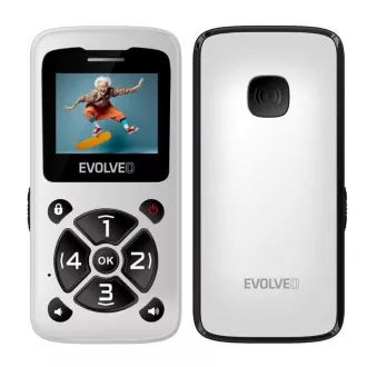 EVOLVEO Mobilní telefon pro seniory EasyPhone ID, bílá EVOLVEO Mobilní telefon pro seniory EasyPhone ID, bílá
