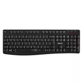 EVOLVEO Set klávesnice a myši K1050, Bezdrátové 2.4GHz, US INTL, černá