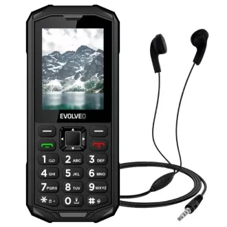 EVOLVEO StrongPhone X5, vodotěsný odolný Dual SIM telefon, černo-šedá