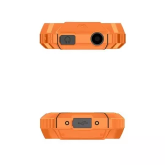 EVOLVEO StrongPhone Z6, vodotěsný odolný Dual SIM telefon, oranžová