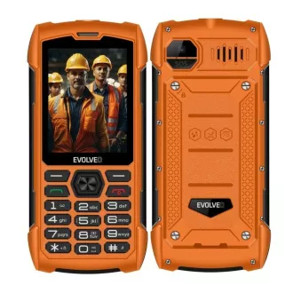 EVOLVEO StrongPhone H1, vodotěsný odolný Dual SIM telefon, oranžová EVOLVEO StrongPhone H1, vodotěsný odolný Dual SIM telefon, oranžová