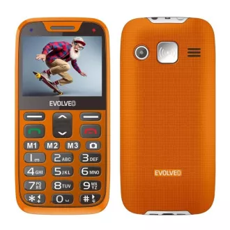 EVOLVEO EasyPhone XR, mobilní telefon pro seniory s nabíjecím stojánkem, oranžová EVOLVEO EasyPhone XR, mobilní telefon pro seniory s nabíjecím stojánkem, oranžová