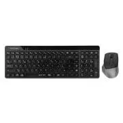 A4tech FG2400 Air2, bezdrátový kancelářský set klávesnice s myší, CZ, černá