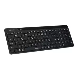 A4tech FStyler FBK23 AS, bezdrátová Dual mode Bluetooth+2, 4G klávesnice, CZ, černá