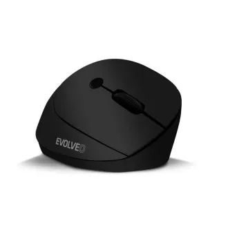 EVOLVEO LadyErgo, tichá vertikální ergonomická myš, 2.4GHz, černá