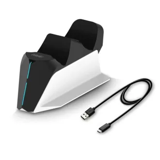 EVOLVEO DockCharge, nabíjecí základna a stojánek pro dva ovladače PS5