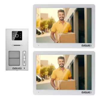 EVOLVEO DoorPhone 20-2W - 2 drátový videotelefon s aplikací pro dvě domácnosti a 32GB pamětí EVOLVEO DoorPhone 20-2W - 2 drátový videotelefon s aplikací pro dvě domácnosti a 32GB pamětí
