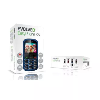 EVOLVEO EasyPhone XS, mobilní telefon pro seniory, modrá EVOLVEO EasyPhone XS, mobilní telefon pro seniory, modrá