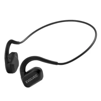 EVOLVEO bezdrátová sluchátka BonePro MP3 32GB, na lícní kosti, černá EVOLVEO bezdrátová sluchátka BonePro MP3 32GB, na lícní kosti, černá