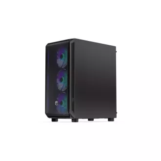 ENDORFY Case Arx 500 ARGB, Průhledná bočnice, ATX, 4x140mm ARGB Fan, černá ENDORFY Case Arx 500 ARGB, Průhledná bočnice, ATX, 4x140mm ARGB Fan, černá