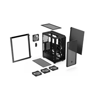ENDORFY Case Arx 500 ARGB, Průhledná bočnice, ATX, 4x140mm ARGB Fan, černá ENDORFY Case Arx 500 ARGB, Průhledná bočnice, ATX, 4x140mm ARGB Fan, černá