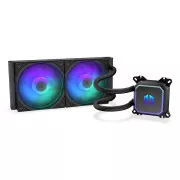 ENDORFY Vodní chladič Navis F240 ARGB, 2x120mm, LGA1851, AM5, černá