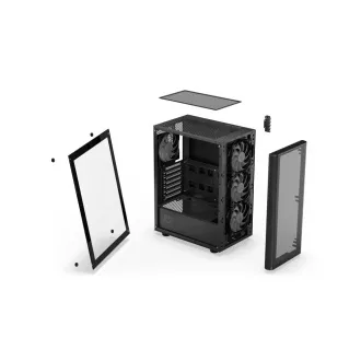 ENDORFY Case Ventum 200 ARGB, Průhledná bočnice, ATX, 4x120mm ARGB Fan, černá ENDORFY Case Ventum 200 ARGB, Průhledná bočnice, ATX, 4x120mm ARGB Fan, černá
