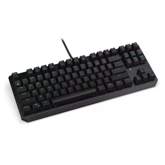 Endorfy herní klávesnice Thock TKL Brown / drátová / USB / brown switch / mechanická / CZ layout / černá RGB