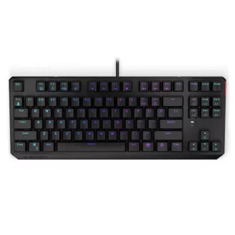 Endorfy herní klávesnice Thock TKL Brown / drátová / USB / brown switch / mechanická / CZ layout / černá RGB