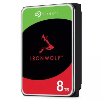SEAGATE HDD 8TB IRONWOLF (NAS), 3.5", SATAIII, 5400 RPM, Cache 256MB, CMR