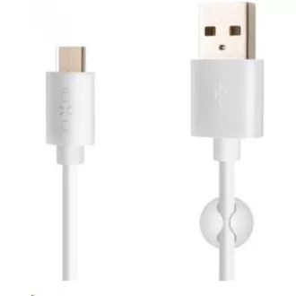 Fixed datový a nabíjecí kabel, USB-A -> USB-C, 20 W, délka 1 m, bílá Fixed datový a nabíjecí kabel, USB-A -> USB-C, 20 W, délka 1 m, bílá
