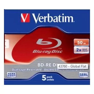 VERBATIM BD-RE DL (5-pack)Blu-Ray/Jewel/2x/50GB VERBATIM BD-RE DL (5-pack)Blu-Ray/Jewel/2x/50GB