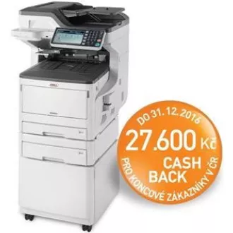 Oki MC853dnct A3 23 ppm ProQ2400DPI, PCL/PS, USB, LAN (Print/Scan/Copy/Fax), 250GB HDD
