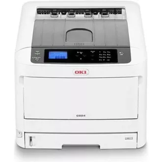 Oki C824n, LED, A3, 26/26 ppm, ProQ1600 dpi, USB 2.0, Ethernet