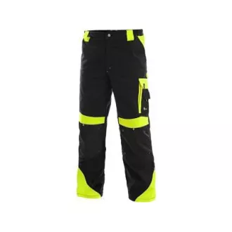 Kalhoty do pasu CXS SIRIUS BRIGHTON, černo-žlutá, vel. 48 Kalhoty do pasu CXS SIRIUS BRIGHTON, černo-žlutá, vel. 48